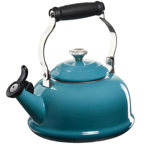 Le Creuset 1.7 qt. Whistling Kettle - Caribbean w/ SS Knob