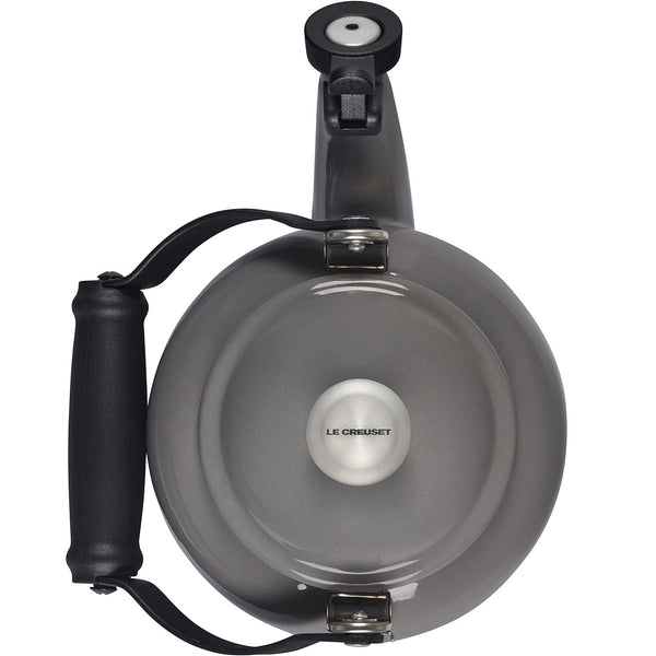 Le Creuset 1.25 qt. Demi Kettle - Oyster w/ SS Knob