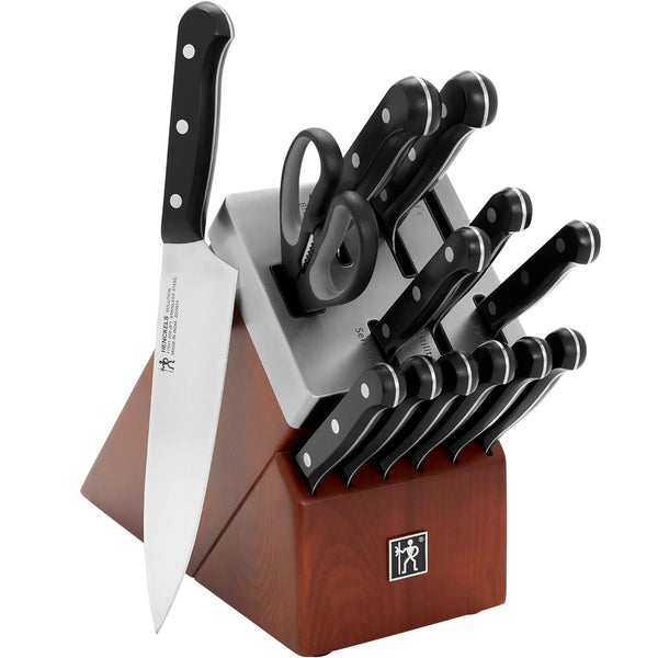 HENCKELS SOLUTION 14PC SELF-SHARPENING KNIFE BLOCK SET
