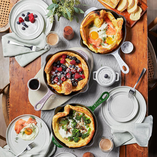 Staub Cast Iron 8.5-Inch Traditional Deep Skillet - Lilac