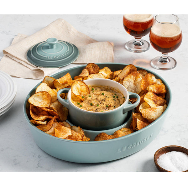 Le Creuset 13" Chip and Dip Platter - Shallot
