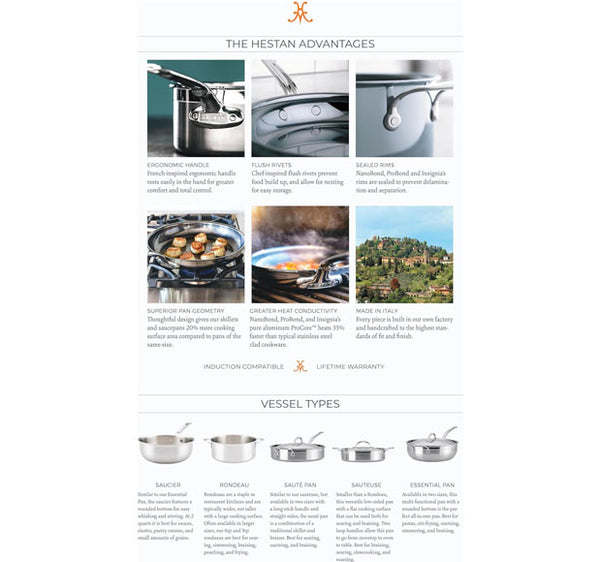 Hestan ProBond TITUM 3.5qt Covered  TITUM™ NS Sauté Pan (26cm)