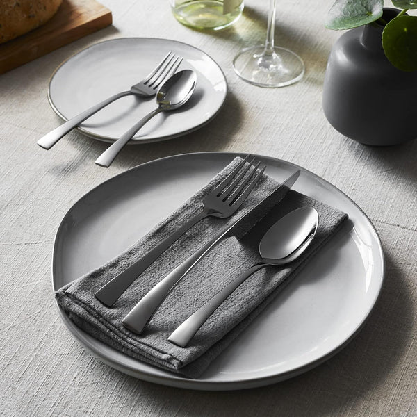 Zwilling Flatware Sets Bellasera Slate 20Pc 18/10 Stainless Steel Flatware Set