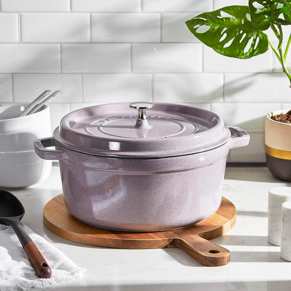 STAUB  5.5-QT ROUND DUTCH OVEN - LILAC