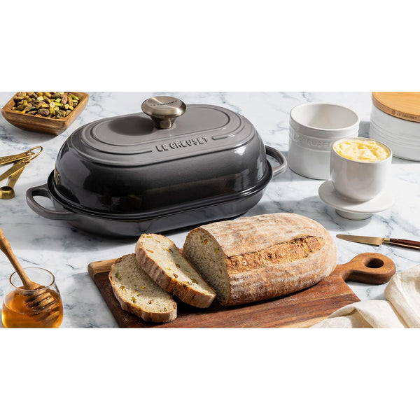 Le Creuset 1.5 qt. Signature Oval Bread Oven, Oyster