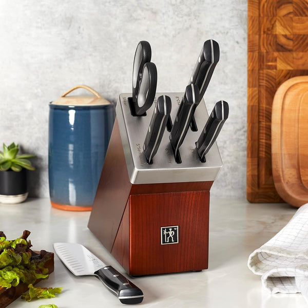 HENCKELS DYNAMIC 7PC SELF-SHARPENING KNIFE BLOCK SET