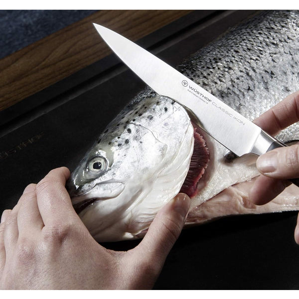 Wusthof Classic Ikon Eight Piece Block Set, Black