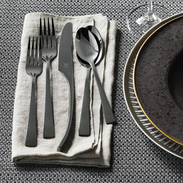 Zwilling Flatware Sets Bellasera Slate 20Pc 18/10 Stainless Steel Flatware Set