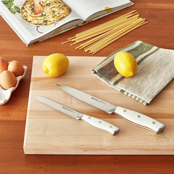 Henckels Forged Accent 2Pc Utility Set- White Handle