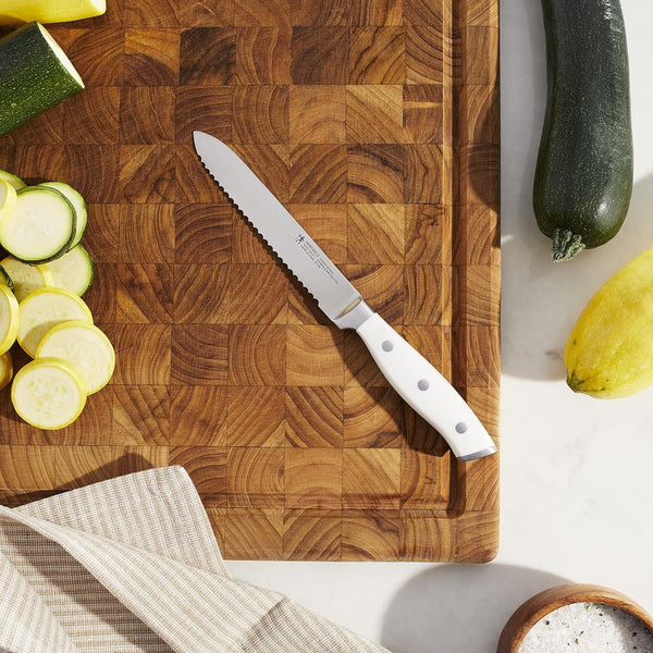 Henckels Forged Accent 2Pc Utility Set- White Handle