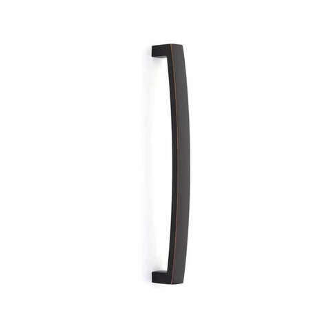 EMTEK BAUHAUS APP PULL 12"  US10B - OIL RUBBED BRONZE