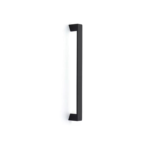 EMTEK TRINITY APP PULL 12"  US19 - FLAT BLACK