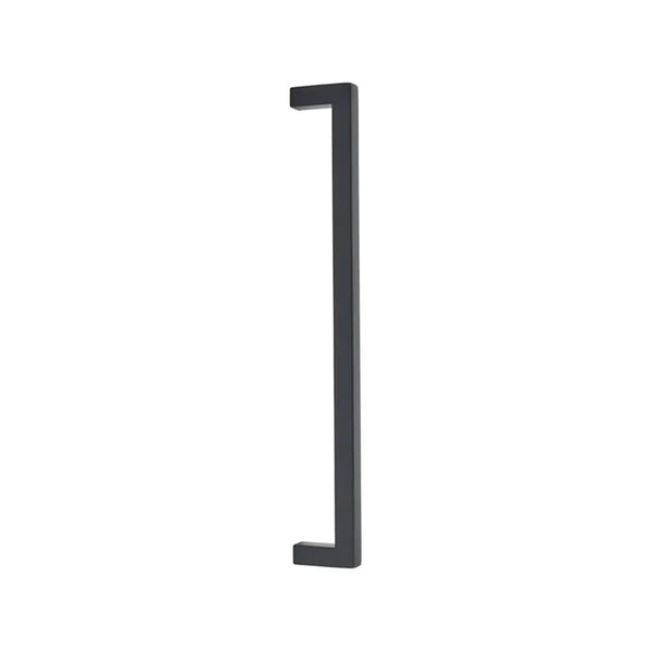 EMTEK WARWICK APP PULL 12"  US19 - FLAT BLACK