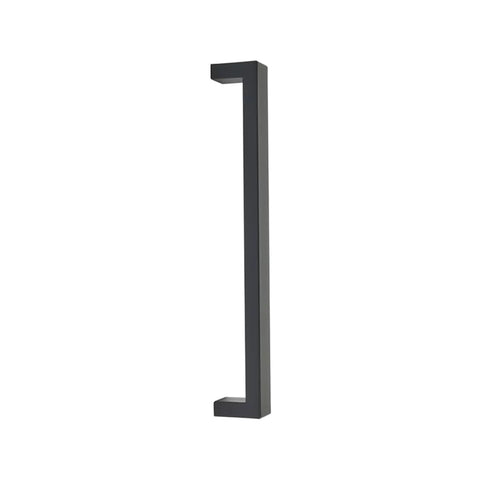 EMTEK KEATON APP PULL 12"  US19 - FLAT BLACK