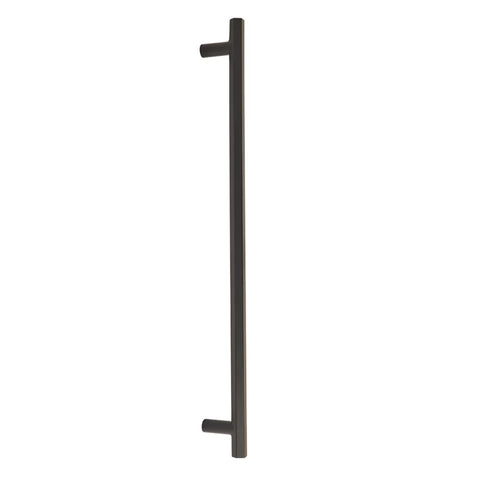 EMTEK MOD HEX APP PULL 12"  US19 - FLAT BLACK