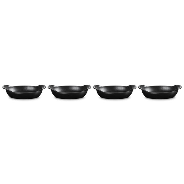 Le Creuset Gourmand Collection 0.3 QT.  Mini Oval Baker, Set of 4