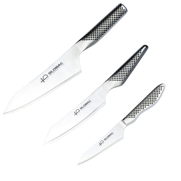Global 40th Anniversary 3-Piece Knife Set
