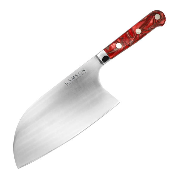Lamson Forged 8" Santoku Cleaver - Fire