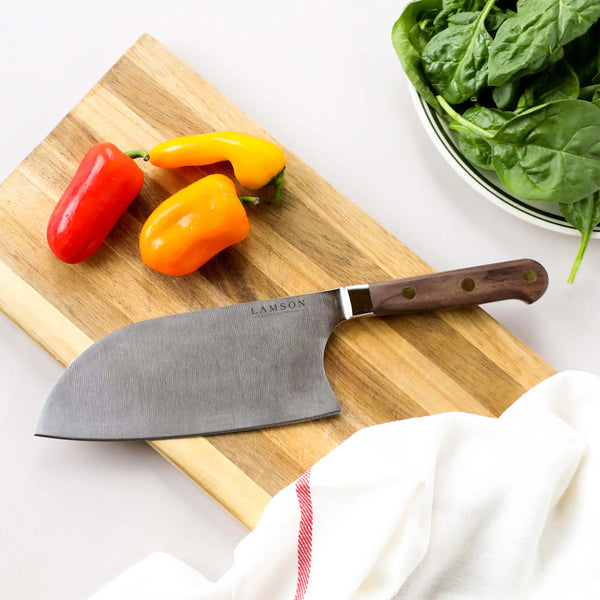 Lamson Forged 8" Santoku Cleaver - Fire