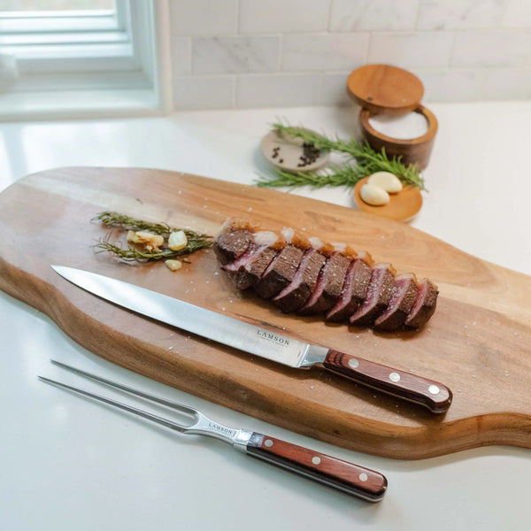 Lamson Forged 8" Carving Knife - Walnut