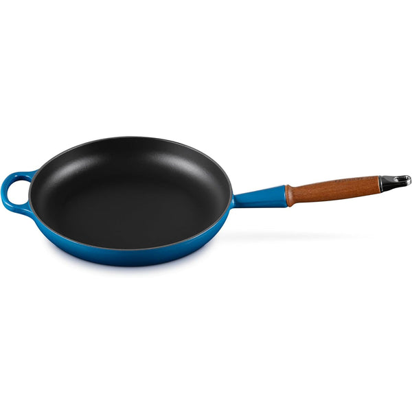 Le Creuset 10.25 in Signature Round Fry Pan 10.25 In Wood Handle Marseille