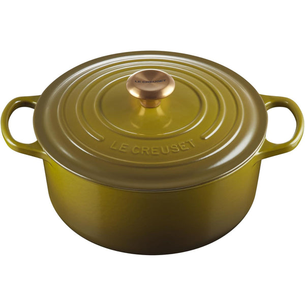 Le Creuset 5.5 qt. Signature Round Dutch Oven - Olive