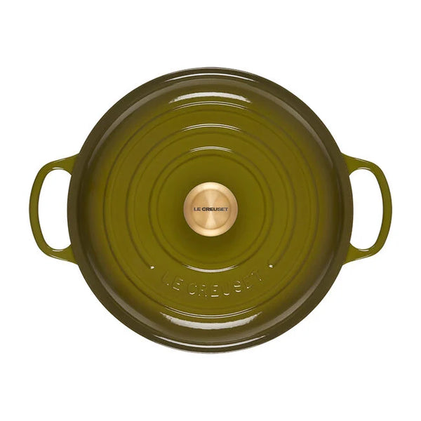 Le Creuset 3.5 qt. Signature Braiser - Olive