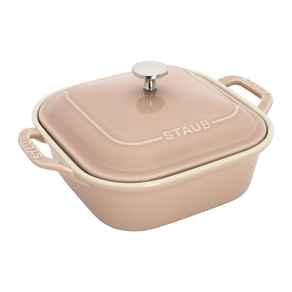 Staub Stoneware 4-pc Macaron Mixed Baking Dish Set - Light Pink