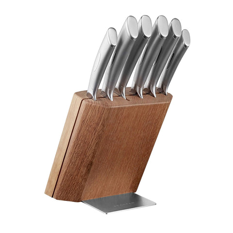 Scanpan Classic Stainless Steel 7Pc Knife Block Set