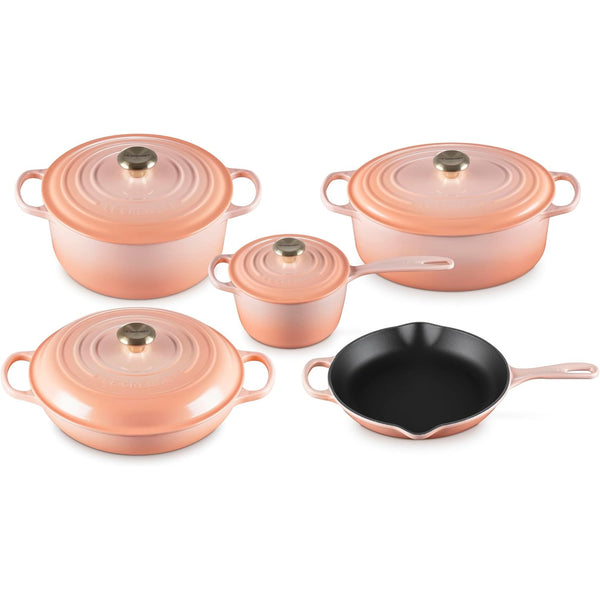 Le Creuset  9-Piece Signature Cookware Set - Peche