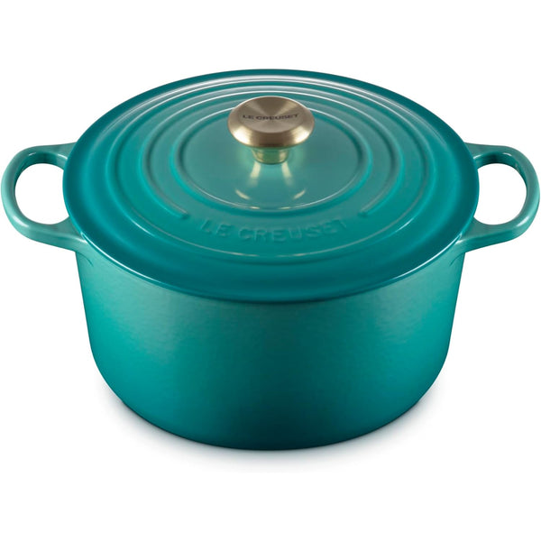 Le Creuset 6.5 qt Signature Deep Round Oven - Riviera