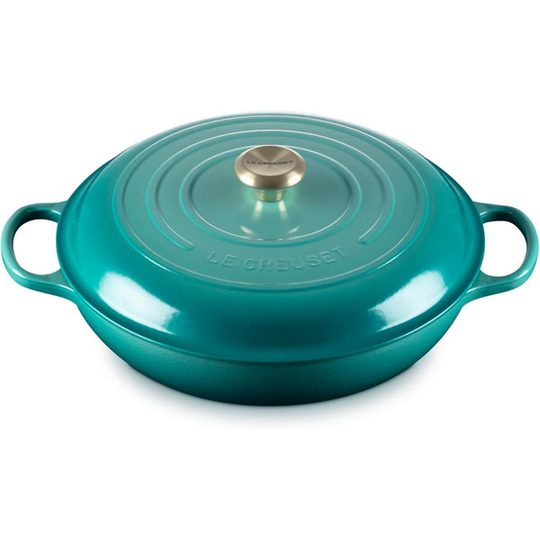Le Creuset 5 qt Signature Braiser - Riviera