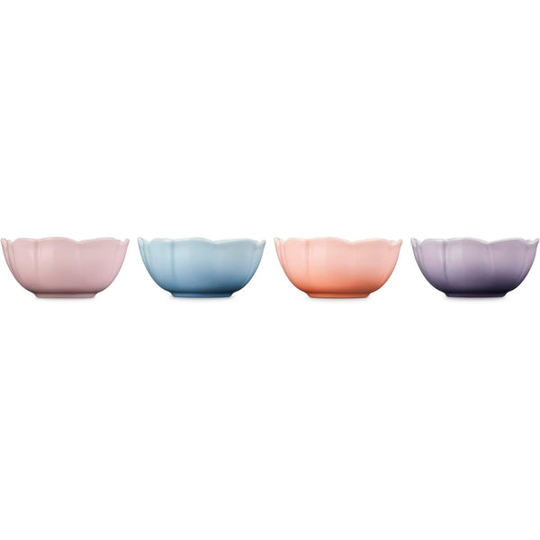 Le Creuset  S/4 Petal Mini Bowls, Mixed Set