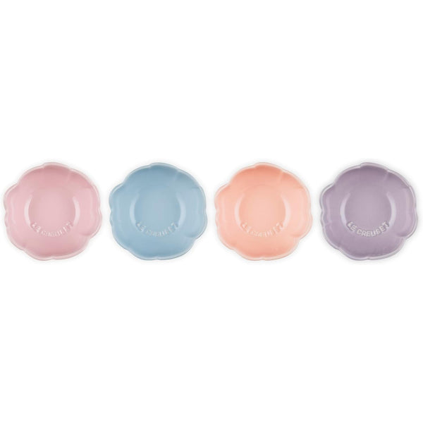 Le Creuset  S/4 Petal Mini Bowls, Mixed Set