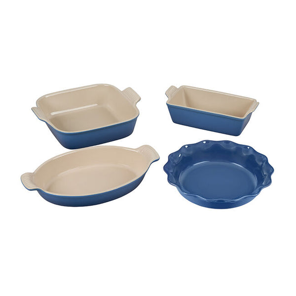 Le Creuset 4 Piece Heritage Bakeware Set - Marseille