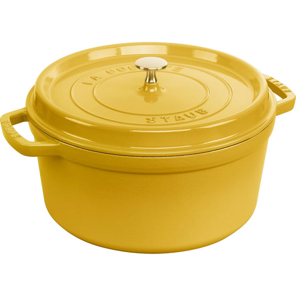 Staub 7-Qt Round Dutch Oven - Citron