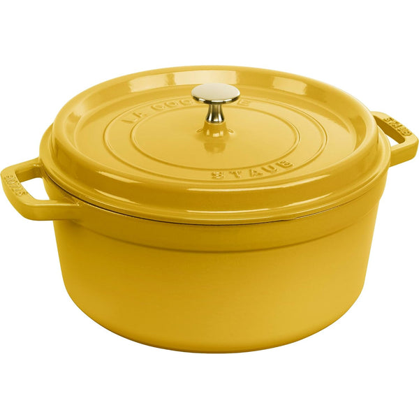 Staub 5.5-Qt Round Dutch Oven - Citron