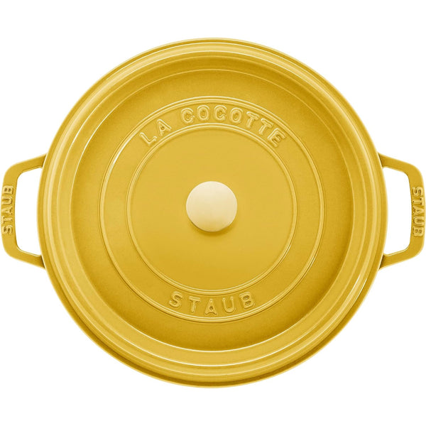 Staub 5.5-Qt Round Dutch Oven - Citron
