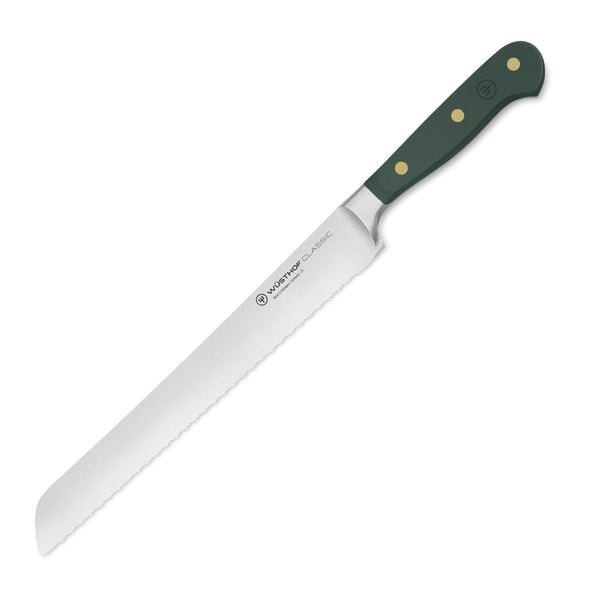Wusthof Classic 9" Bread Knife, Dbl Serrated - Fresh Rosemary