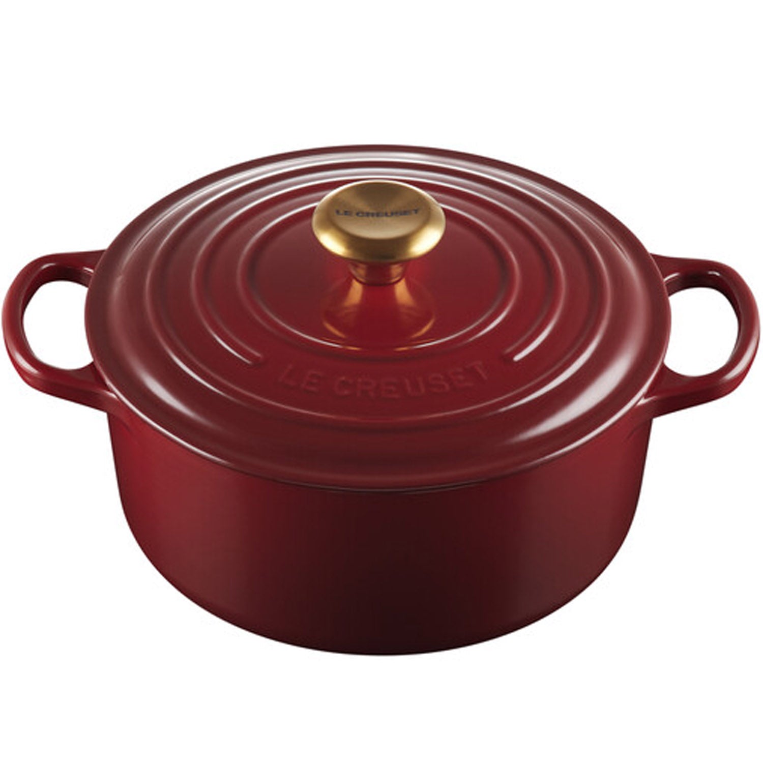 Le Creuset Signature Cast Iron 4.5-Quart Rhone Round Dutch Oven