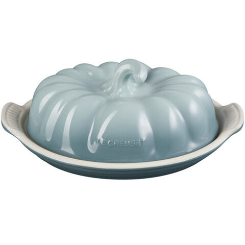 Le Creuset Pumpkin Covered Butter Dish - Sea Salt