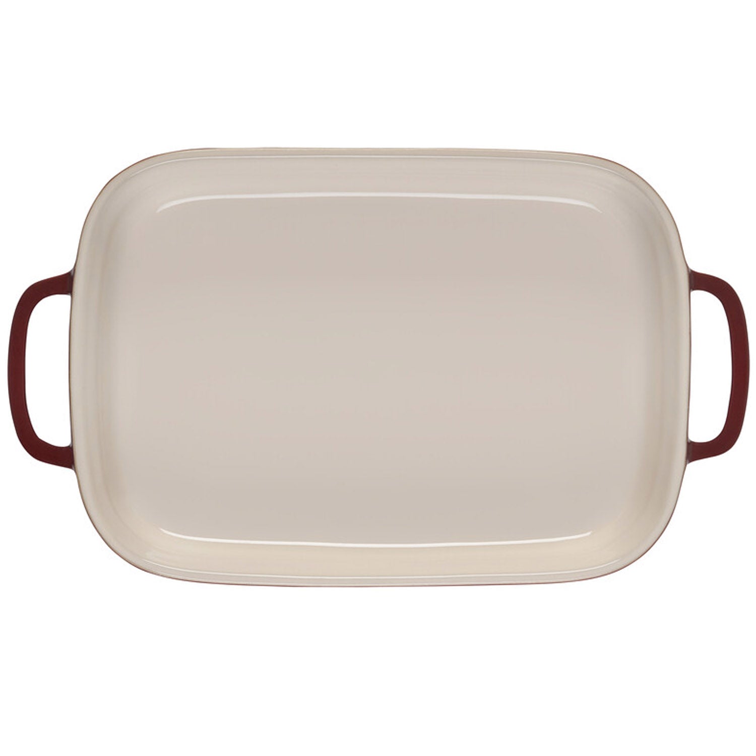 Le Creuset Stoneware Rectangular Dish with Platter Lid, White