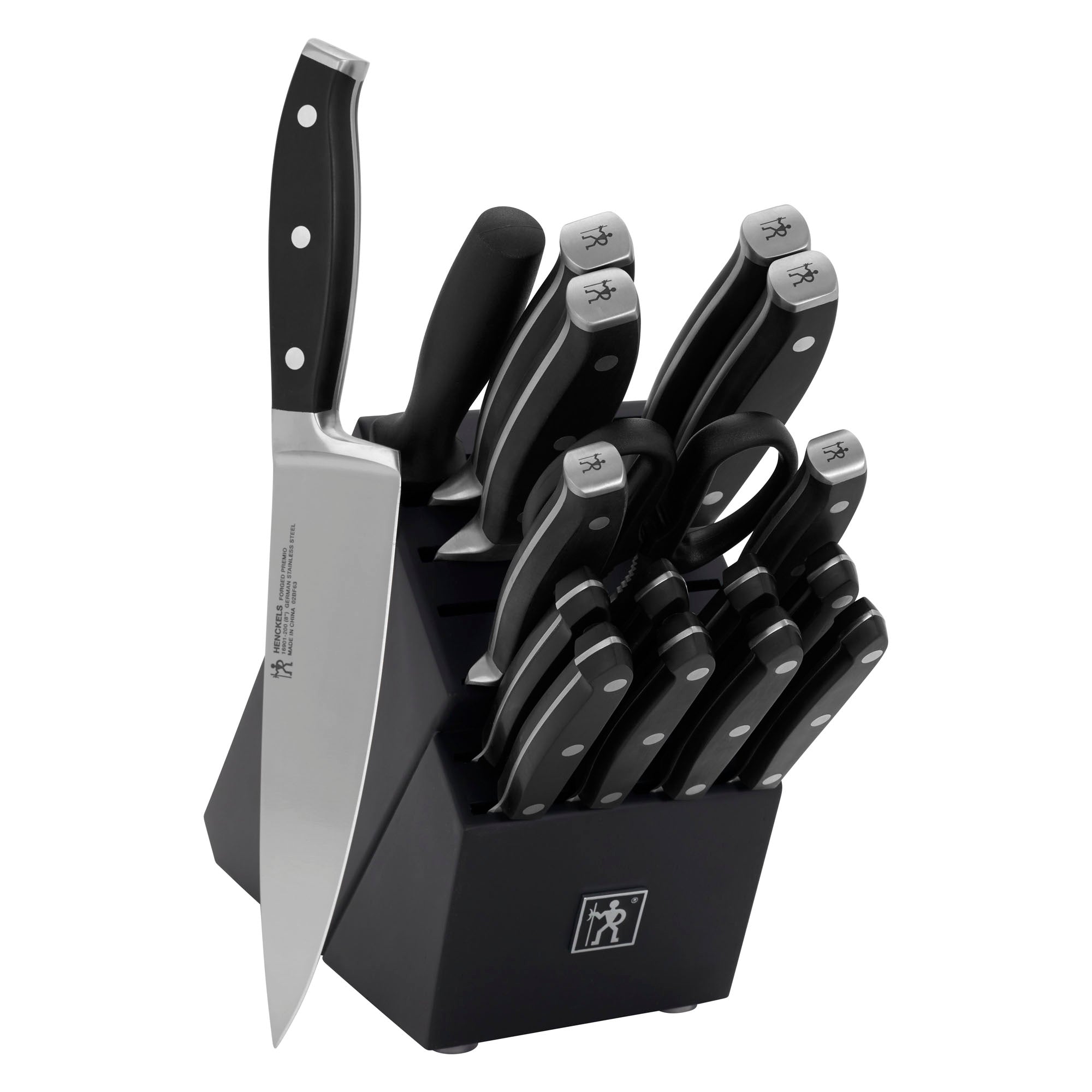 Edgekeeper 18-Piece Forged Stainless Steel Knife Set