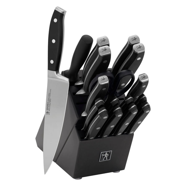 Henckels Forged Premio 18-Piece Knife Block Set - Charcoal