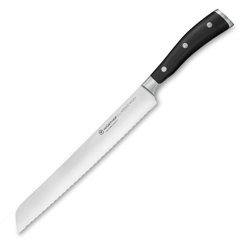 Wusthof Classic Ikon 9 " Double-Serrated Bread Knife