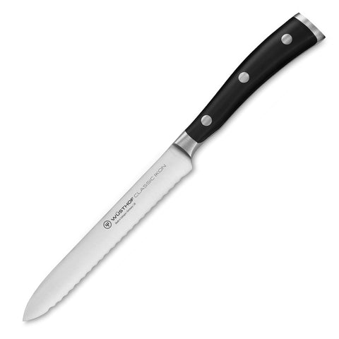Wusthof Classic Ikon 5" Serrated Utility Knife