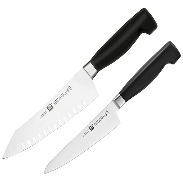 ZWILLING J.A. HENCKELS FOUR STAR 2-PIECE ROCK & CHOP KNIFE SET