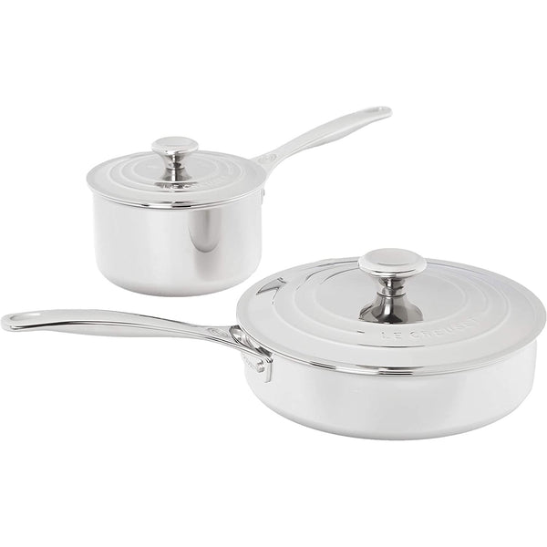 Le Creuset Stainless Steel 7-Piece Cookware Set
