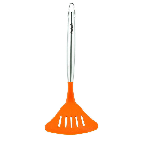 Allrecipes Stainless Steel and Silicone Slotted Fish Turner