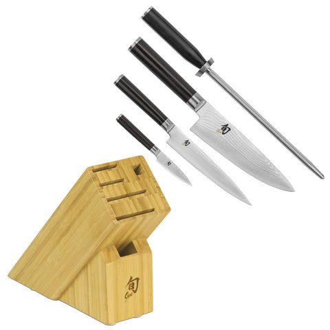 Shun Classic 5-Piece Knife Block Set